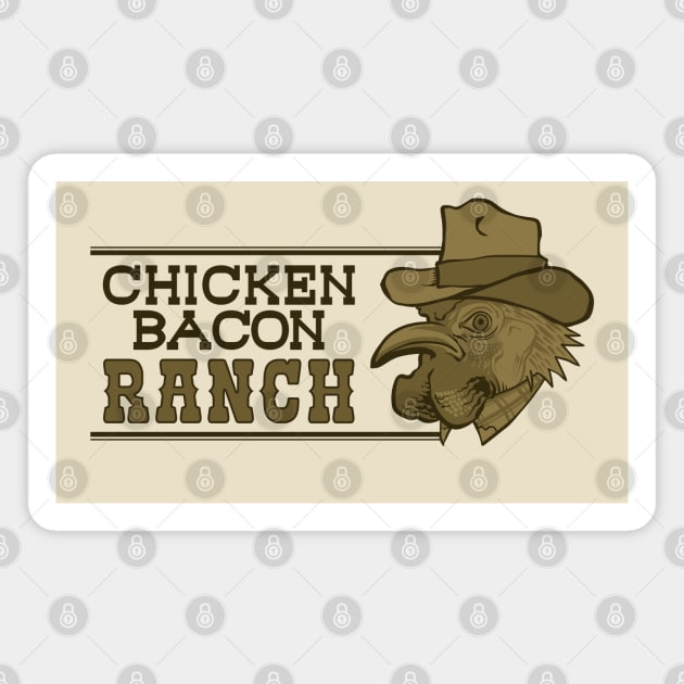 Chicken Bacon Ranch Magnet by ChurchOfRobot